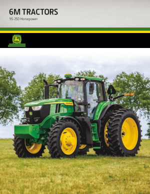 4WD ट्रैक्टर John Deere 6M 105