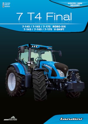 4WD ट्रैक्टर Landini 7-145 Robo-Six