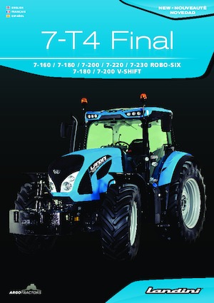 4WD ट्रैक्टर Landini 7-145 Robo-Six