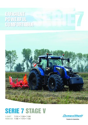 4WD ट्रैक्टर Landini 7-210 V-Shift 