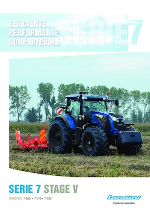 4WD ट्रैक्टर Landini 7-210 V-Shift 