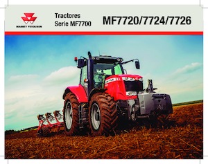 4WD ट्रैक्टर Massey Ferguson 7724