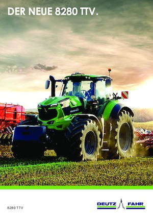 4WD ट्रैक्टर DEUTZ-FAHR 8280 Agrotron TTV