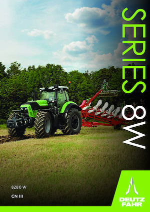 4WD ट्रैक्टर DEUTZ-FAHR 8280W