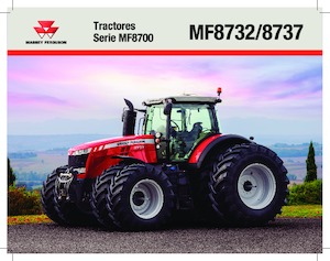 4WD ट्रैक्टर Massey Ferguson 8732	