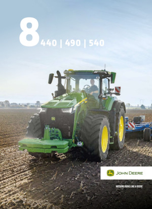 4WD ट्रैक्टर John Deere 8R 440  