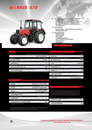 4WD ट्रैक्टर Belarus 922.4