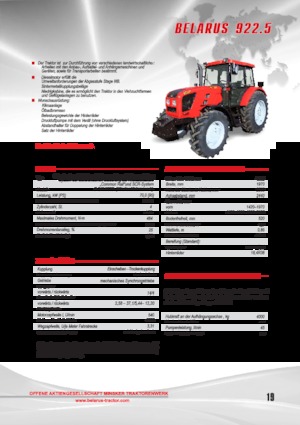 4WD ट्रैक्टर Belarus 923.3