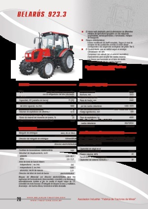 4WD ट्रैक्टर Belarus 923.3