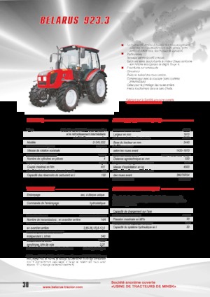 4WD ट्रैक्टर Belarus 923.3