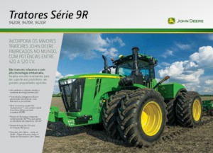 4WD ट्रैक्टर John Deere 9520R