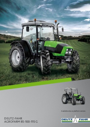 4WD ट्रैक्टर DEUTZ-FAHR Agrofarm 85 G
