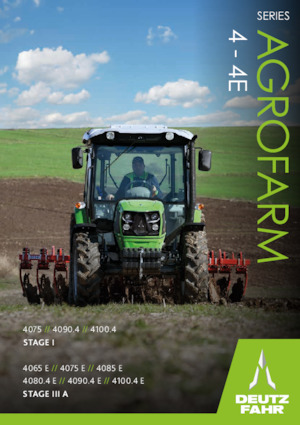 4WD ट्रैक्टर DEUTZ-FAHR Agrofarm 4100.4 E