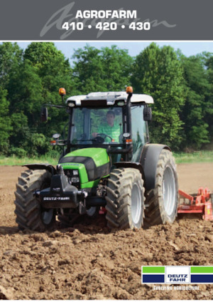 4WD ट्रैक्टर DEUTZ-FAHR Agrofarm 430 Profiline DT