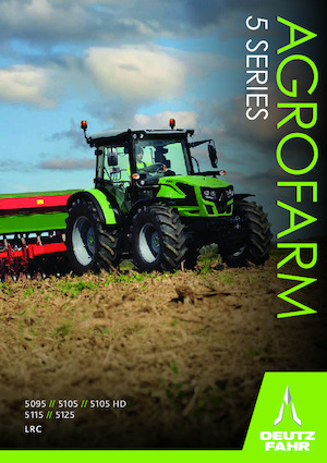 4WD ट्रैक्टर DEUTZ-FAHR Agrofarm 5115