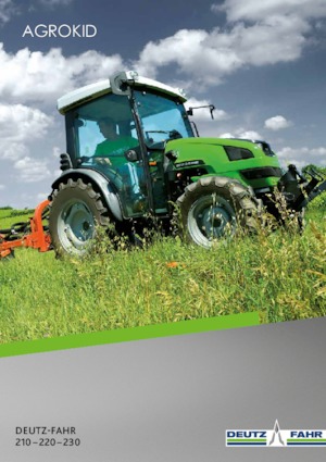 4WD ट्रैक्टर DEUTZ-FAHR Agrokid 230 Basso