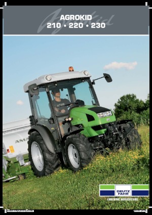 4WD ट्रैक्टर DEUTZ-FAHR Agrokid 230 Basso