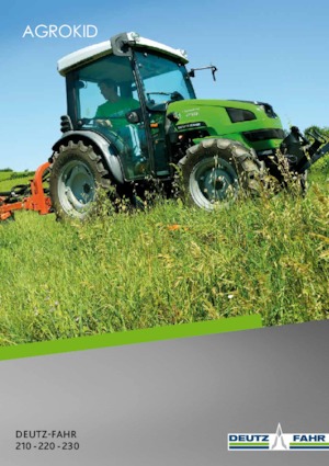 4WD ट्रैक्टर DEUTZ-FAHR Agrokid 230 Basso