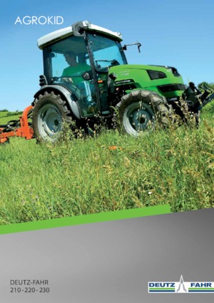 4WD ट्रैक्टर DEUTZ-FAHR Agrokid 230 Basso