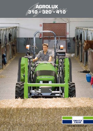 4WD ट्रैक्टर DEUTZ-FAHR Agrolux 320