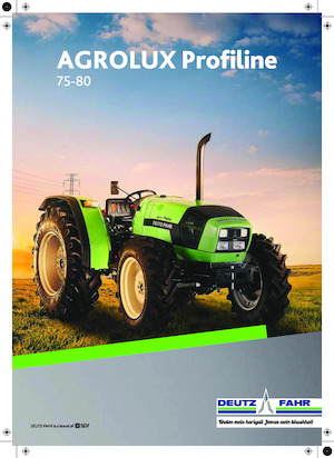 4WD ट्रैक्टर DEUTZ-FAHR Agrolux 75 Profiline