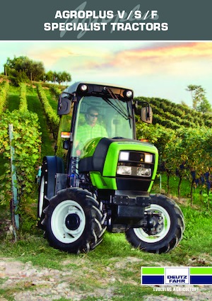 4WD ट्रैक्टर DEUTZ-FAHR Agroplus S 410