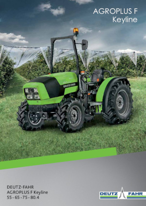 4WD ट्रैक्टर DEUTZ-FAHR Agroplus 65F Keyline