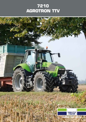 4WD ट्रैक्टर DEUTZ-FAHR Agrotron 7210 TTV 