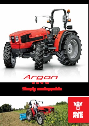 4WD ट्रैक्टर SAME Argon 100 