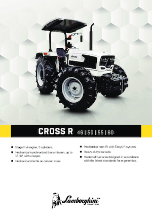 4WD ट्रैक्टर Lamborghini Cross R 55