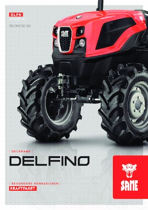4WD ट्रैक्टर SAME Delfino 60