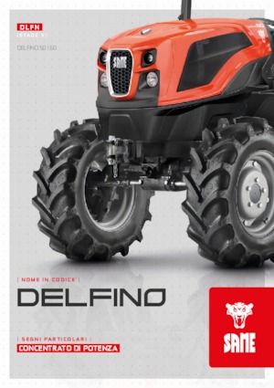 4WD ट्रैक्टर SAME Delfino 60