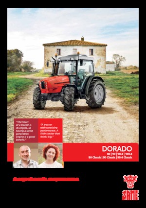 4WD ट्रैक्टर SAME Dorado 80 Classic 