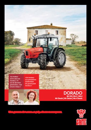 4WD ट्रैक्टर SAME Dorado 80 Classic 