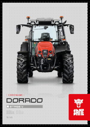 4WD ट्रैक्टर SAME Dorado 95 