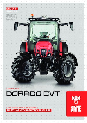 4WD ट्रैक्टर SAME Dorado CVT 100 