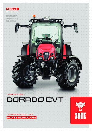 4WD ट्रैक्टर SAME Dorado CVT 100 