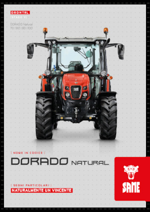 4WD ट्रैक्टर SAME Dorado 100 Natural 