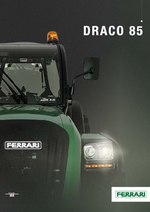 4WD ट्रैक्टर Ferrari Draco 85 RS