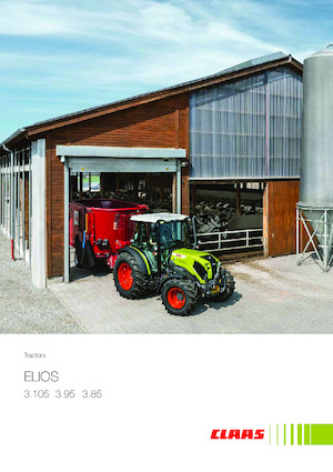 4WD ट्रैक्टर Claas Elios 3.85 Trend