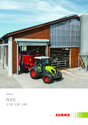 4WD ट्रैक्टर Claas Elios 3.85 Trend