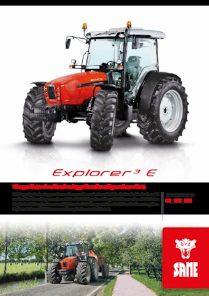 4WD ट्रैक्टर SAME Explorer³ E 100