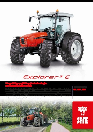 4WD ट्रैक्टर SAME Explorer³ E 100
