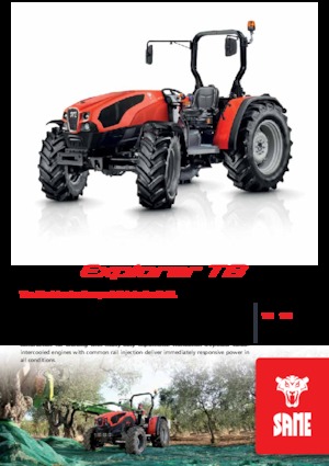 4WD ट्रैक्टर SAME Explorer 105 TB 