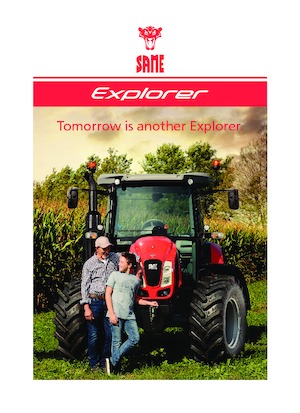 4WD ट्रैक्टर SAME Explorer 110 MD