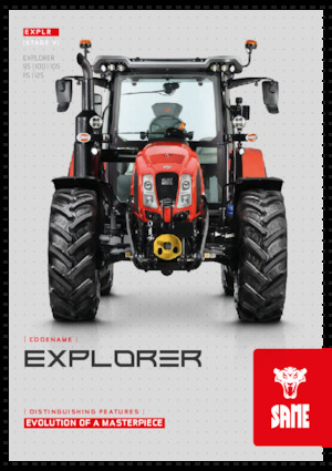 4WD ट्रैक्टर SAME Explorer 125
