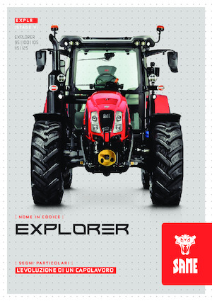4WD ट्रैक्टर SAME Explorer 95 