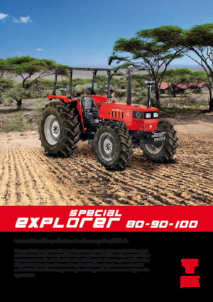 4WD ट्रैक्टर SAME Explorer Special 80