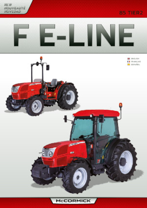 4WD ट्रैक्टर McCormick F 85 E-Line 