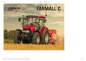 4WD ट्रैक्टर Case IH Farmall 55 C Rops Komfort